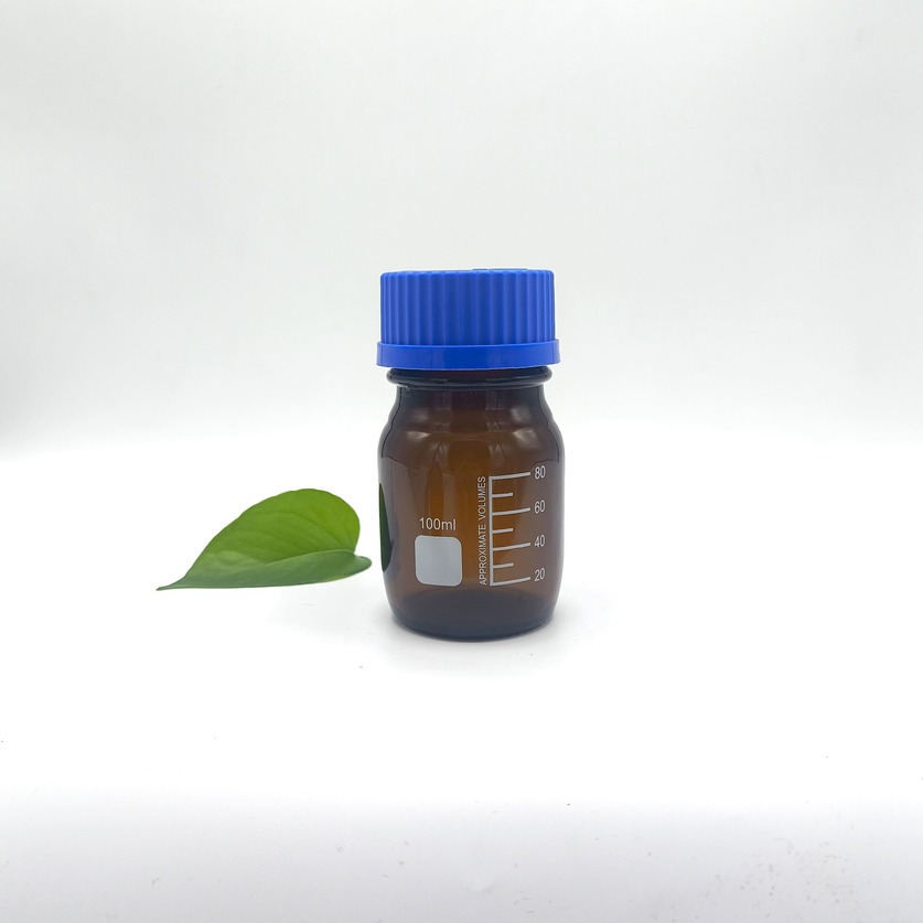 100 ml-es barna üveg reagens palack